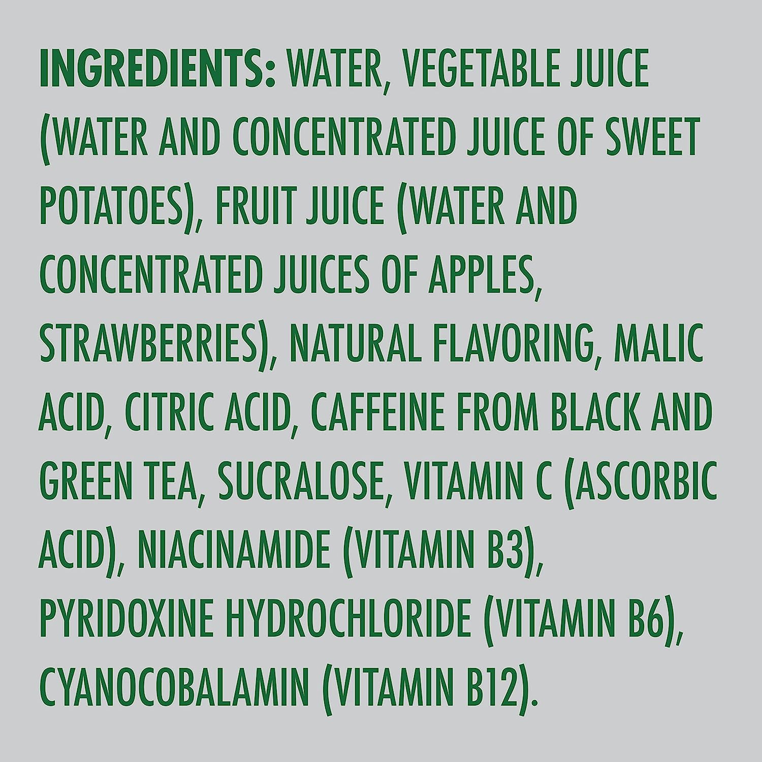 V8 +SPARKLING ENERGY Strawberry Kiwi Energy Drink， Made With Real Vegetable And Fruit Juices， 11.5 FL OZ Can (Pack Of 12) - Image 6